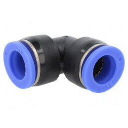 Racord Push-In Unghi Alamă Nichelată PBT 0,95-15 Bar | Electronic-mag.ro | Componente Electronice