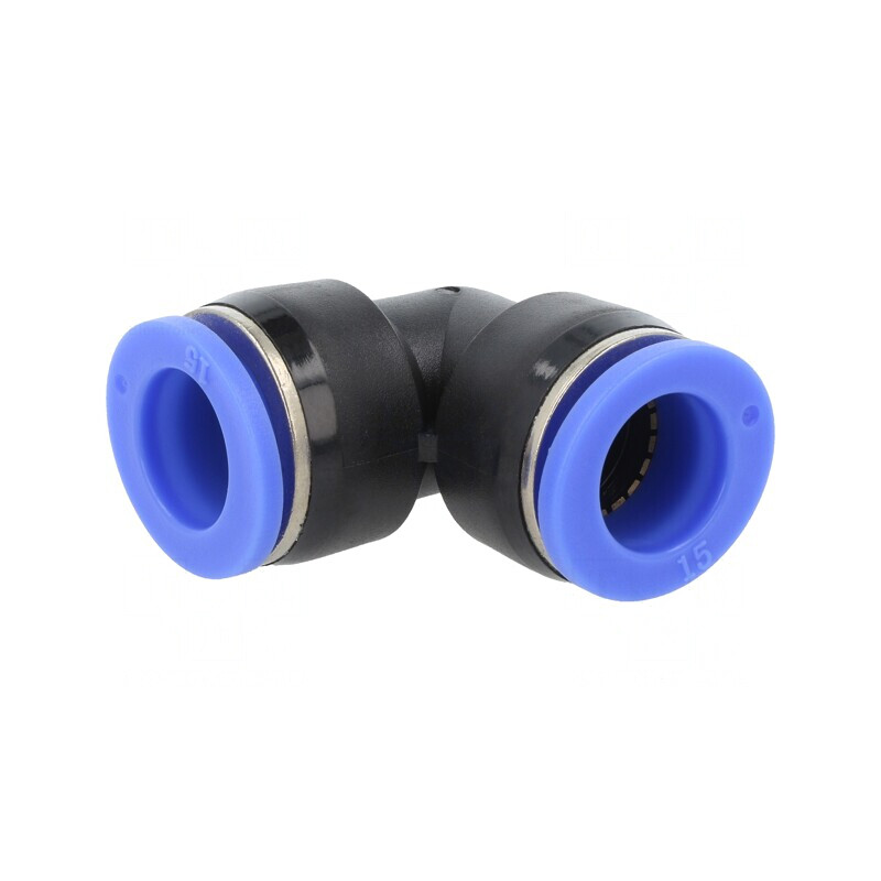 Racord Push-In Unghi Alamă Nichelată PBT 0,95-15 Bar | Electronic-mag.ro | Componente Electronice