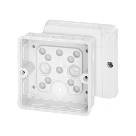 Cutie de Conexiuni IP55 Albă 88x88x50mm | Electronic-mag.ro | Componente Electronice