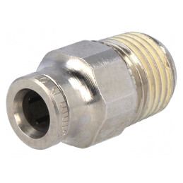 Racord Push-In Alamă Nichelată BSP 1/4" | Electronic-mag.ro | Componente Electronice