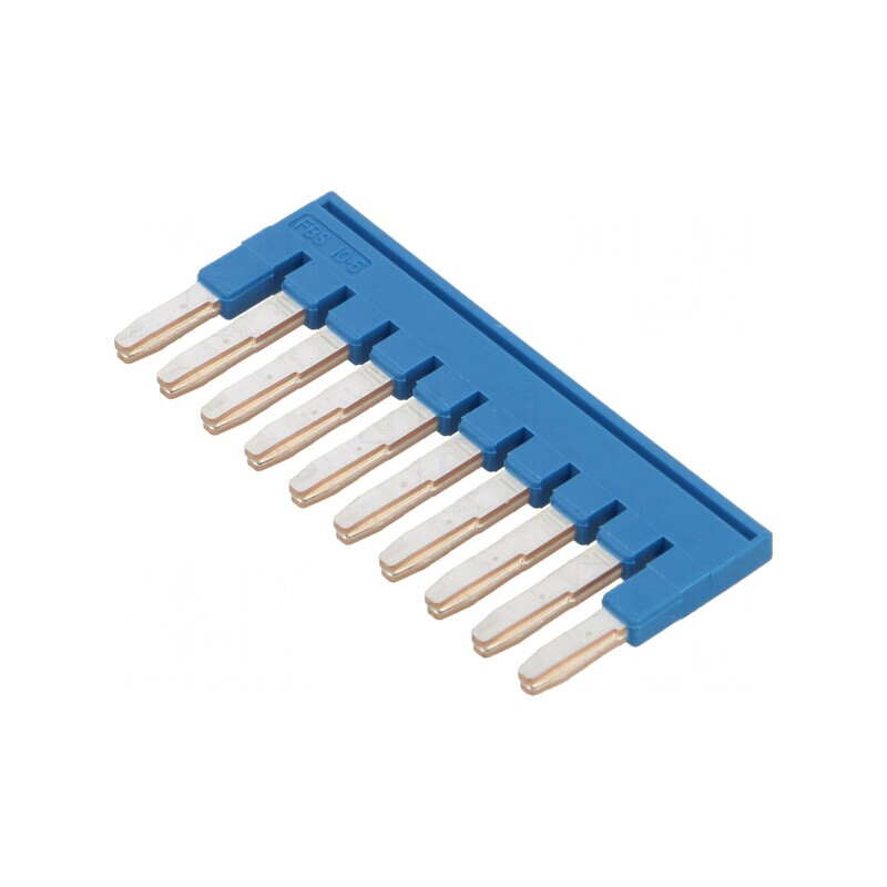 Punte cu șuruburi albastră 10 piste 5mm | Electronic-mag.ro | Componente Electronice