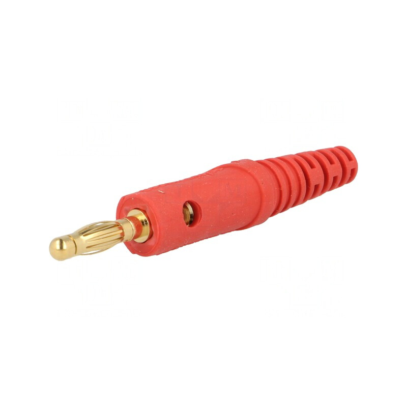 Mufă Banană 4mm 32A Roșie | Electronic-mag.ro | Componente Electronice