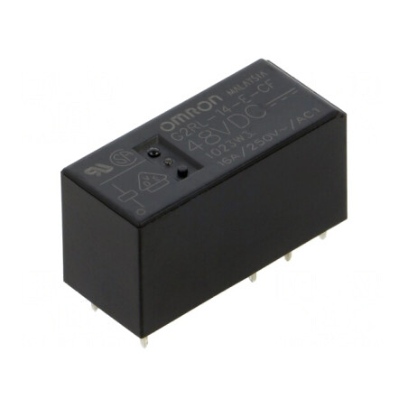 Releu Electromagnetic SPDT 48VDC 16A | Electronic-mag.ro | Componente Electronice