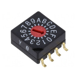 Întrerupător codificare SMD 2,54mm 100mΩ 2,45N | Electronic-mag.ro | Componente Electronice
