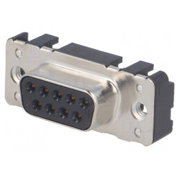Soclu Mamă D-Sub 9 PIN THT Cu Șuruburi | Electronic-mag.ro | Componente Electronice