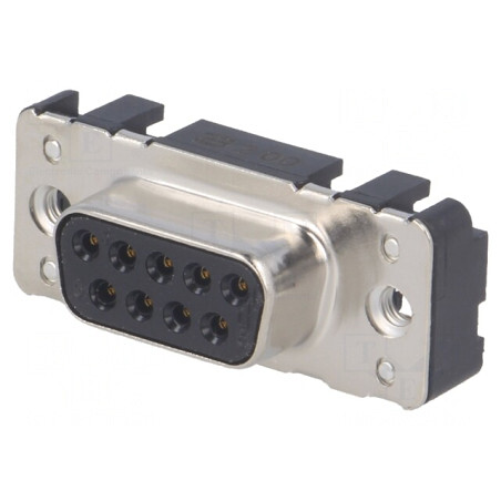 Soclu Mamă D-Sub 9 PIN THT Cu Șuruburi | Electronic-mag.ro | Componente Electronice