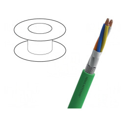 Cablu MOTIONLINE® ADVANCED PROFINET 1x4x22AWG Cu PUR | Electronic-mag.ro | Componente Electronice