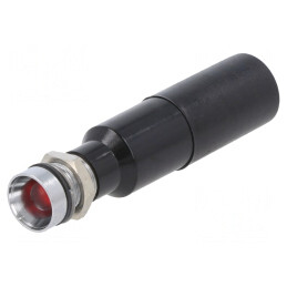 Lampă LED Roșie 230V Ø8mm | Electronic-mag.ro | Componente Electronice