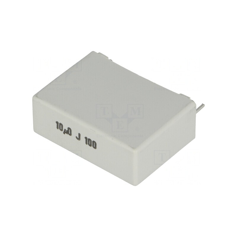 Condensator cu Poliester 10uF THT 27,5mm ±5% | Electronic-mag.ro | Componente Electronice