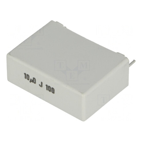 Condensator cu Poliester 10uF THT 27,5mm ±5% | Electronic-mag.ro | Componente Electronice