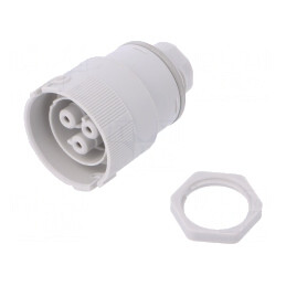 Conector Alimentare AC Push-In Mamă 16A 250V | Electronic-mag.ro | Componente Electronice