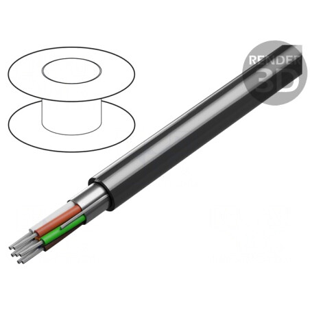 Cablu RS232 Ecranat 7x24AWG PVC | Electronic-mag.ro | Componente Electronice