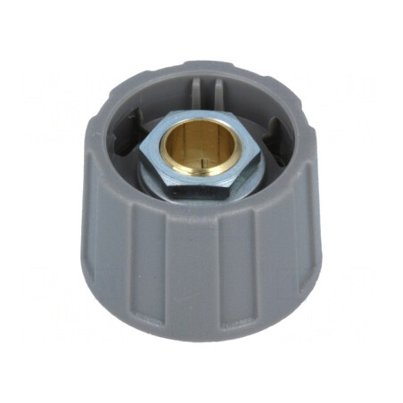 Buton rotativ gri 6,35mm 23x15,5mm ABS | Electronic-mag.ro | Componente Electronice