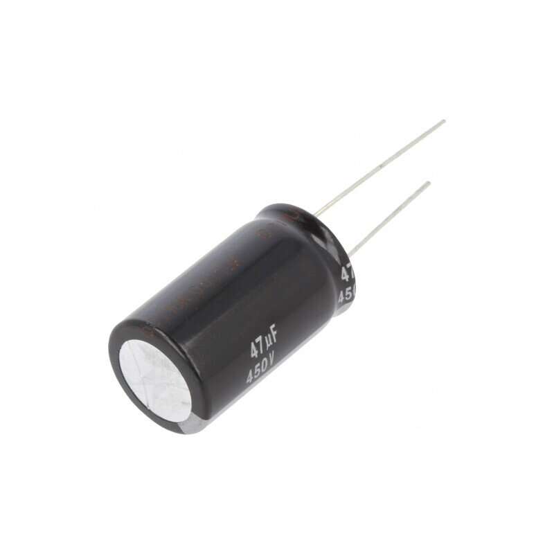 Condensator Electrolitic THT 47uF 450V 18x31.5mm | Electronic-mag.ro | Componente Electronice