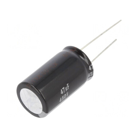 Condensator Electrolitic THT 47uF 450V 18x31.5mm | Electronic-mag.ro | Componente Electronice