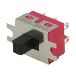 Comutator glisant DPDT 2A 250VAC ON-ON cu șurub | Electronic-mag.ro | Componente Electronice