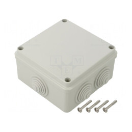 Cutie de conexiuni pentru perete 108x108x58 mm | Electronic-mag.ro | Componente Electronice
