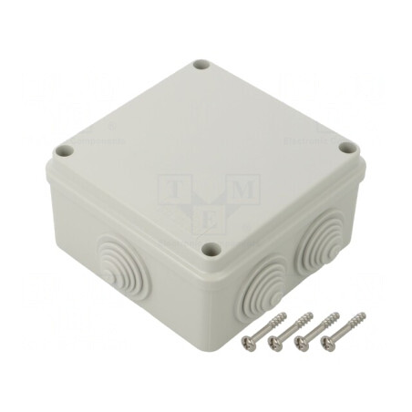 Cutie de conexiuni pentru perete 108x108x58 mm | Electronic-mag.ro | Componente Electronice