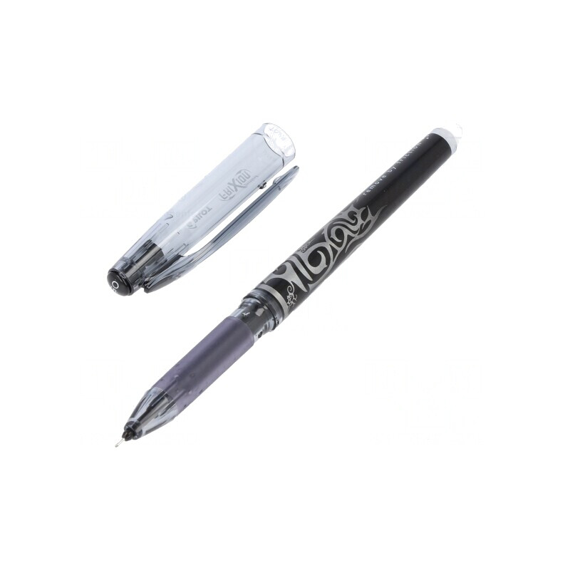 Stilou cu Bilă Neagră 0,5mm Pilot FriXion | Electronic-mag.ro | Componente Electronice