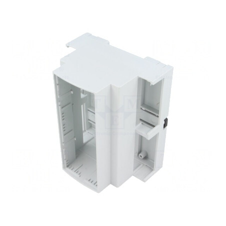 Carcasă ABS gri pentru șină DIN 89x106x65mm | Electronic-mag.ro | Componente Electronice