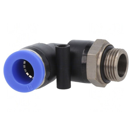 Racord Push-in Unghi PBT G 3/8 15bar 60°C | Electronic-mag.ro | Componente Electronice