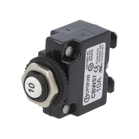 Siguranţă termică 10A 125V/250V/32VDC/50VDC | Electronic-mag.ro | Componente Electronice