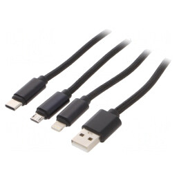 Cablu USB 2.0 1m Negru Cablexpert | Electronic-mag.ro | Componente Electronice