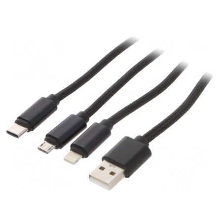 Cablu USB 2.0 1m Negru Cablexpert | Electronic-mag.ro | Componente Electronice
