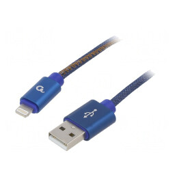 Cablu USB 2.0 Apple Lightning Aurit 2m | Electronic-mag.ro | Componente Electronice