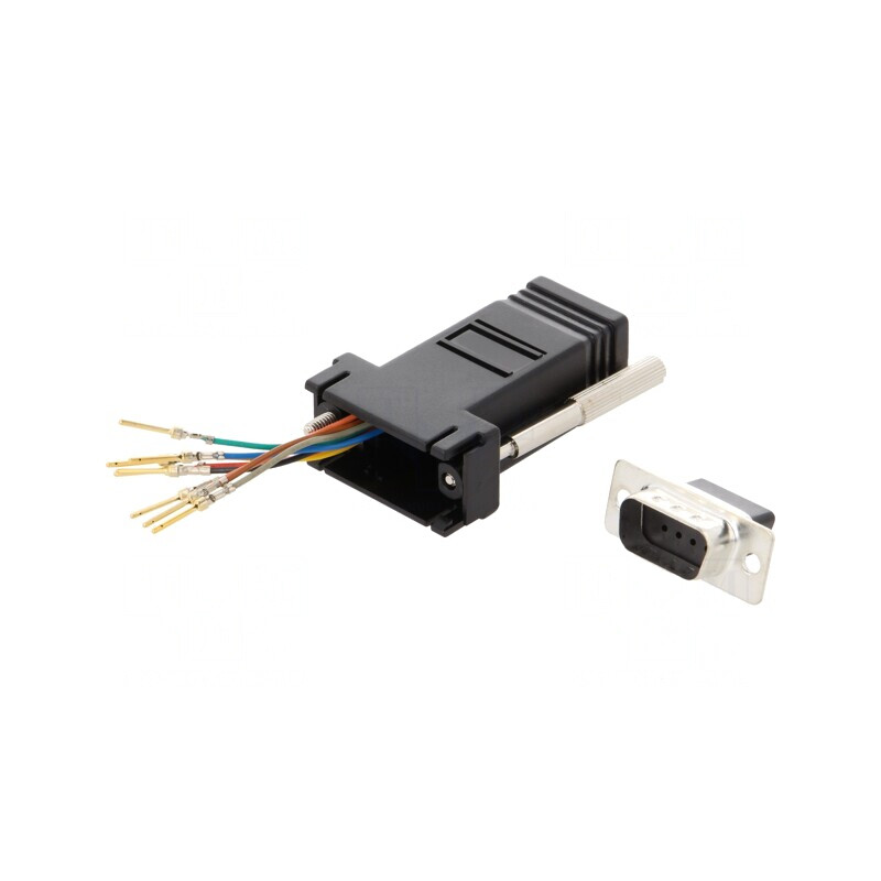 Adaptor D-Sub 9pin Tată la RJ45 Soclu | Electronic-mag.ro | Componente Electronice Adaptor D-Sub 9pin Tată la RJ45 Soclu | Electronic-mag.ro | Componente Electronice