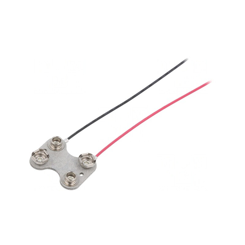 Conector Baterie 6F22 cu 2 Cabluri 185mm | Electronic-mag.ro | Componente Electronice