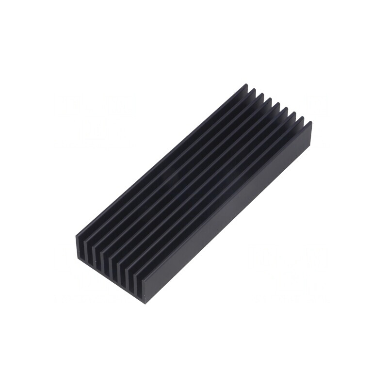 Radiator extrudat cu aripioare negru 100mm x 33mm x 10mm | Electronic-mag.ro | Componente Electronice Radiator extrudat cu aripioare negru 100mm x 33mm x 10mm | Electronic-mag.ro | Componente Electronice