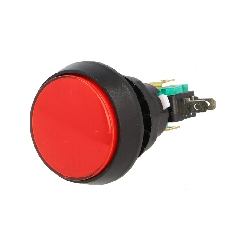 Comutator cu apăsare roșu 10A 250V SPDT | Electronic-mag.ro | Componente Electronice