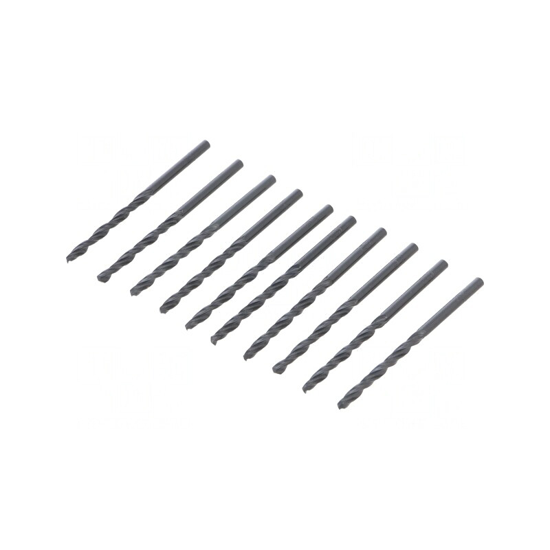 Burghiu Metal 3mm 61mm HSS-R 10buc | Electronic-mag.ro | Componente Electronice