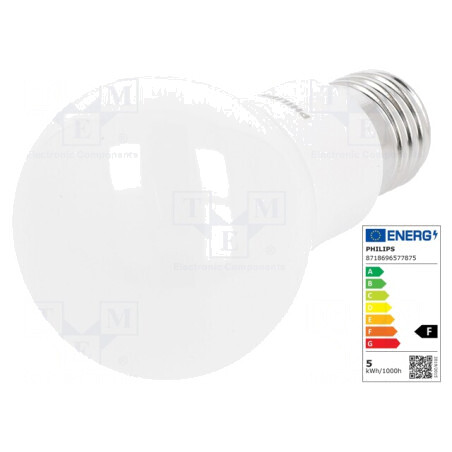 Lampă LED E27 5W 6500K 470lm Alb Rece | Electronic-mag.ro | Componente Electronice