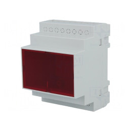 Carcasă DIN 90x70x65mm ABS Gri UL94V-0 | Electronic-mag.ro | Componente Electronice