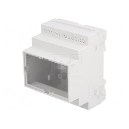 Carcasă pentru șină DIN ABS gri 90x70x65mm | Electronic-mag.ro | Componente Electronice
