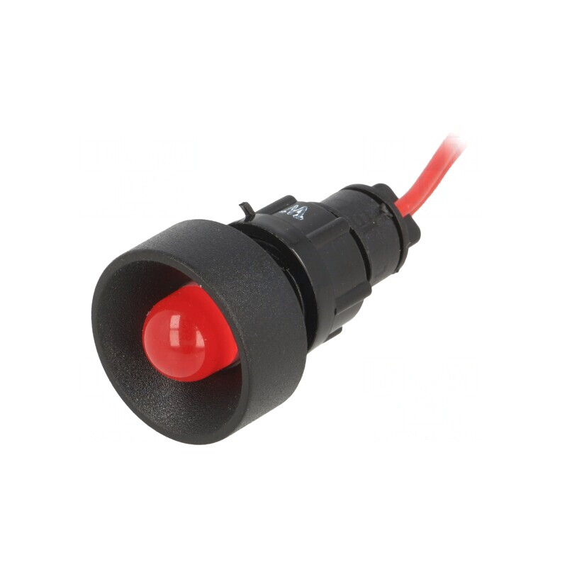 Lampă LED Conică Roșie 230V Ø13mm IP40 | Electronic-mag.ro | Componente Electronice Lampă LED Conică Roșie 230V Ø13mm IP40 | Electronic-mag.ro | Componente Electronice