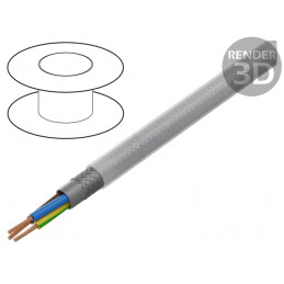 Cablu Y-CY-JB Ecranat PVC 300V 500V | Electronic-mag.ro | Componente Electronice