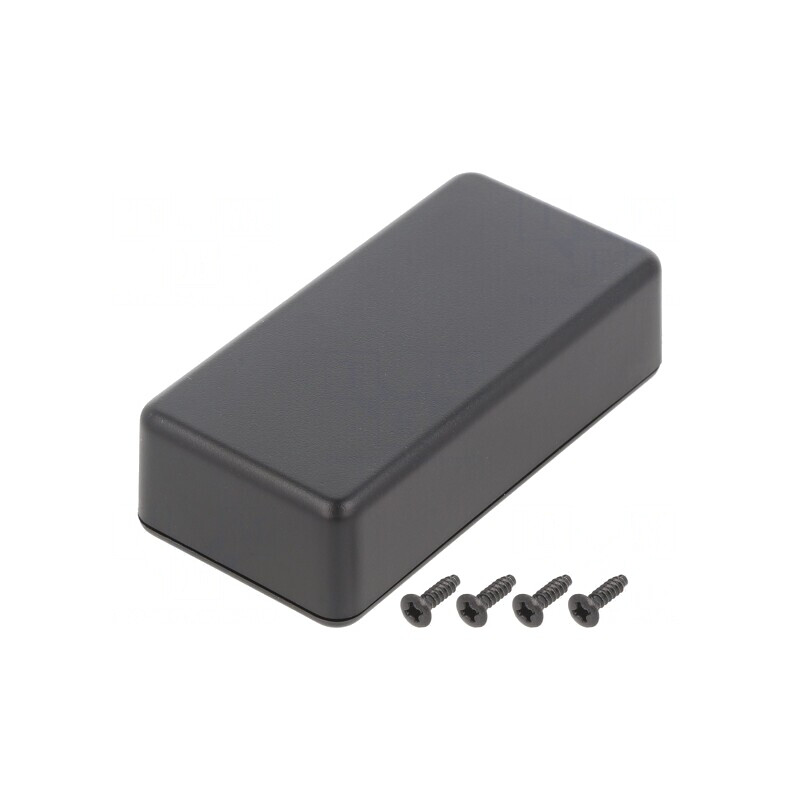 Carcasă universală ABS neagră IP40 50x90x25mm | Electronic-mag.ro | Componente Electronice