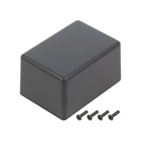 Carcasă universală ABS neagră 50x70x40mm IP40 | Electronic-mag.ro | Componente Electronice