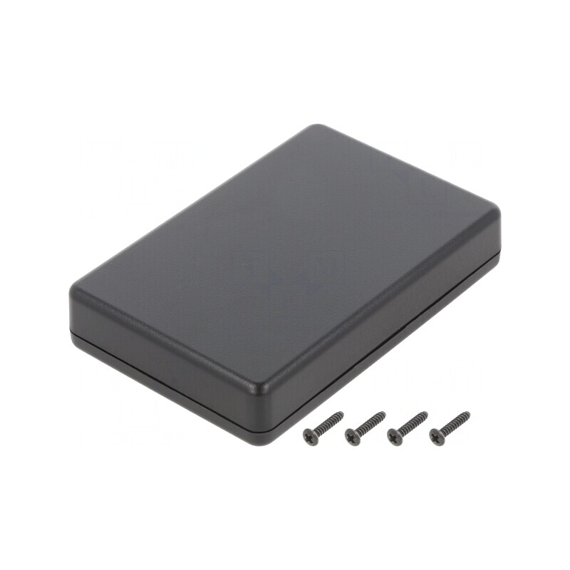 Carcasă universală neagră ABS IP40 70x105x20mm | Electronic-mag.ro | Componente Electronice