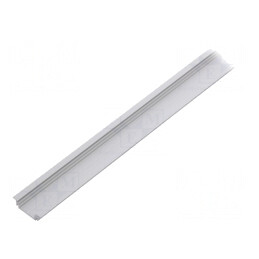 Profil aluminiu încastrat pentru module LED 1m GROOVE14 natural | Electronic-mag.ro | Componente Electronice