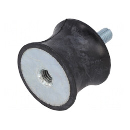 Atenuator de Vibrații M8 40mm Guma | Electronic-mag.ro | Componente Electronice