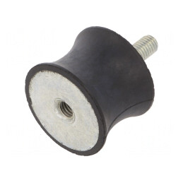 Atenuator de Vibrații M8 40mm Guma 30mm | Electronic-mag.ro | Componente Electronice