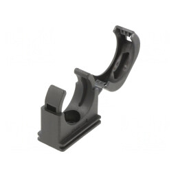 Suport de fixare negru poliamidă 6 BFH 40-105°C | Electronic-mag.ro | Componente Electronice