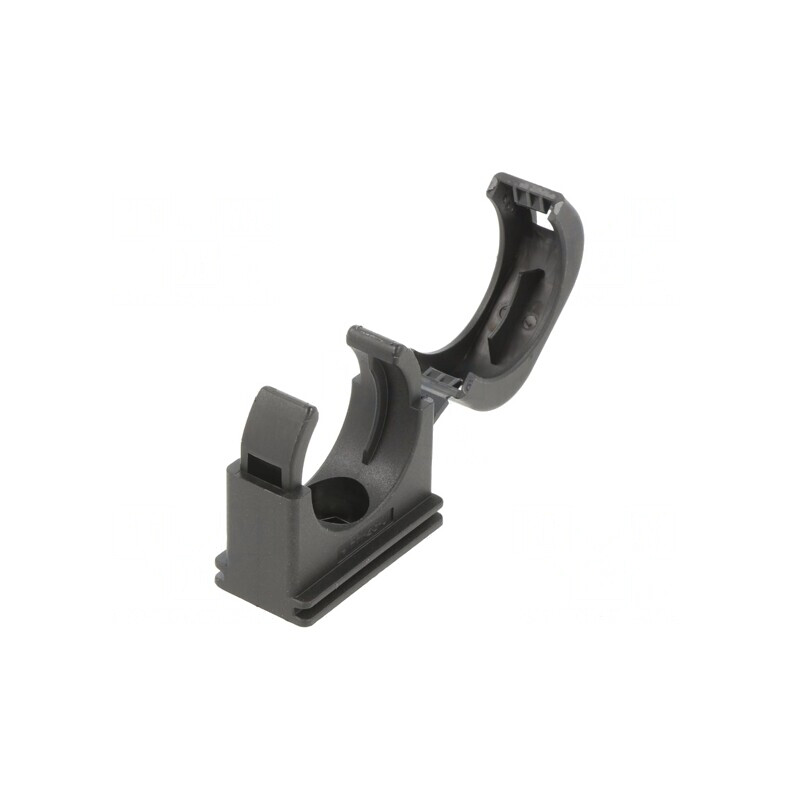 Suport de fixare negru poliamidă 6 BFH 40-105°C | Electronic-mag.ro | Componente Electronice