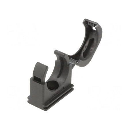 Suport de fixare negru poliamidă 6 BFH 40-105°C | Electronic-mag.ro | Componente Electronice