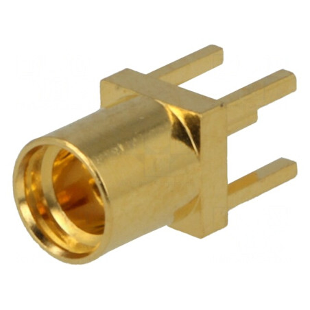 Soclu MMCX THT Aurit 50Ω | Electronic-mag.ro | Componente Electronice