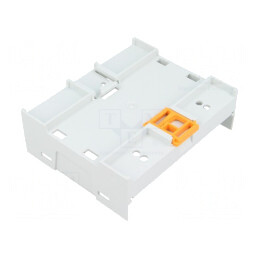 Bază Carcasă 90mm ABS Gri Serie EH 90 FLAT | Electronic-mag.ro | Componente Electronice